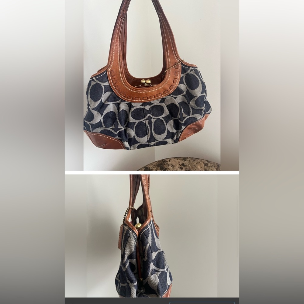 Coach Ergo Signature Denim Satchel